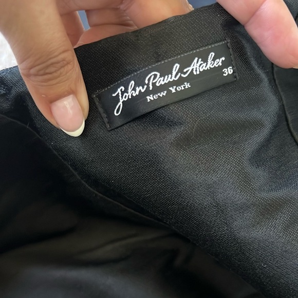 JOHN PAUL ATAKER Mini Black Fit And Flare Dress - Picture 7 of 8
